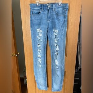 Low rise stretch skinny jeans size 9